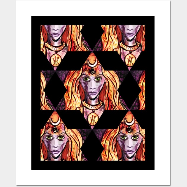 Priestess of the Moon Wall Art by ZOSHOUSE